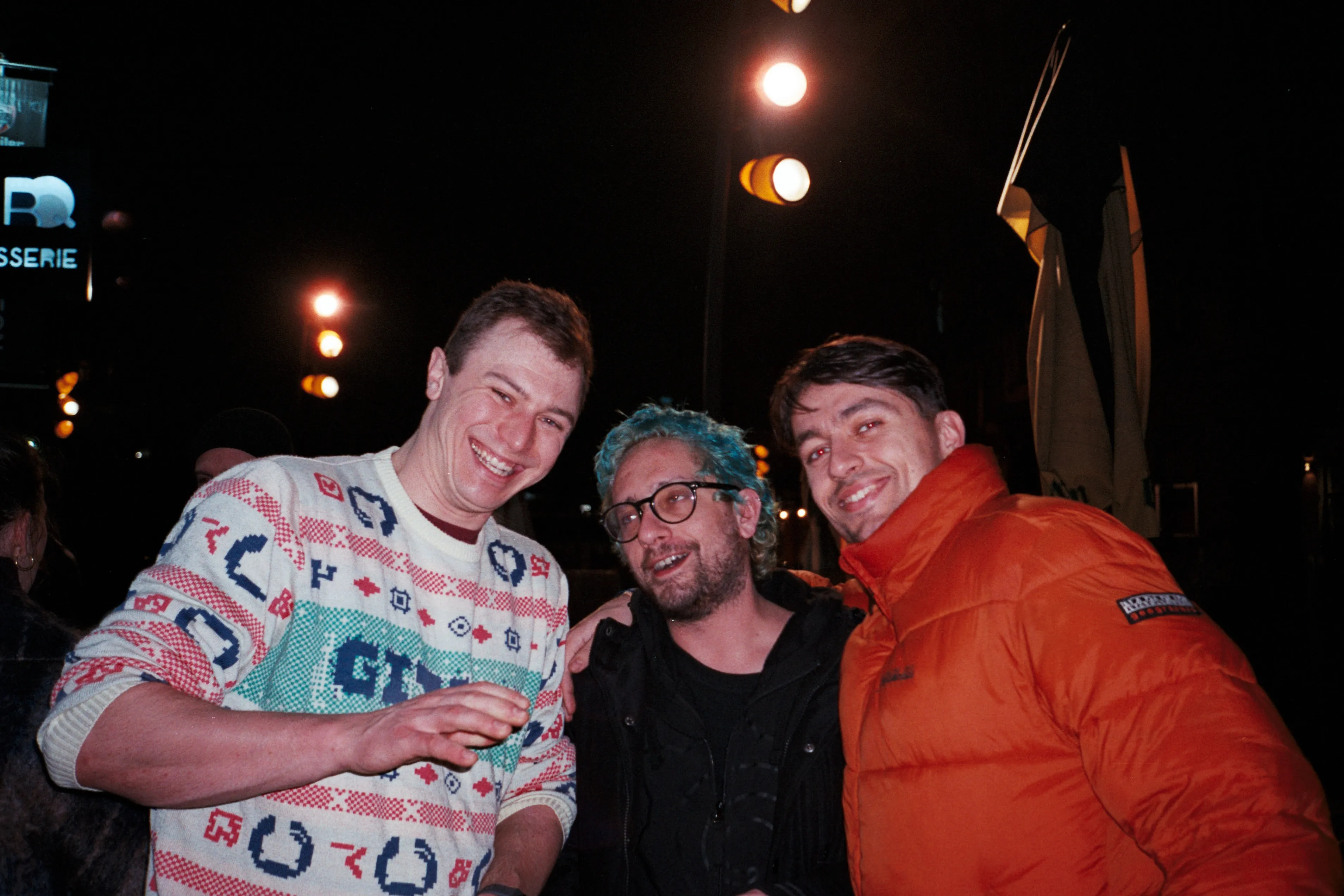 Me, Jack and Dimitris after a couple of beers